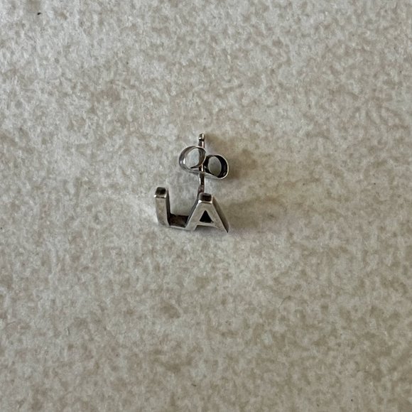 Nike LA Sterling Silver Stud Earring - Picture 2 of 4